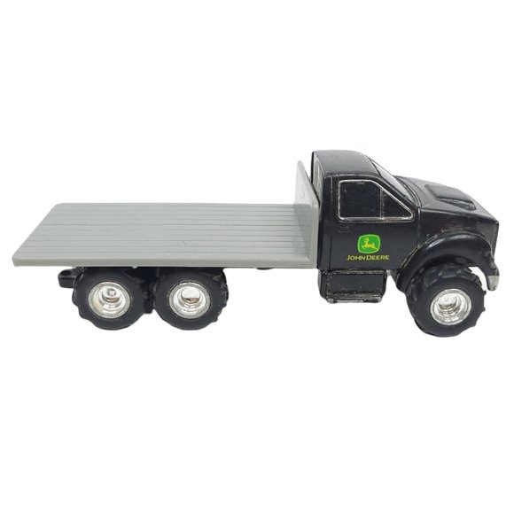 ERTL Diecast John Deere Flatbed Truck Black Gray 1:64 Scale J0515YL01 - Picture 4 of 9